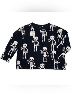 Little Man Happy Skeleton Top
